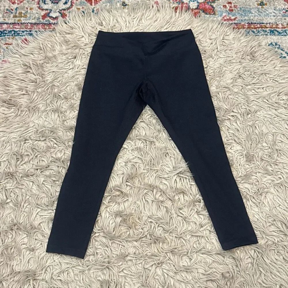 Zella black cropped leggings size medium